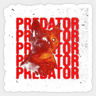 Cat Predator Sticker